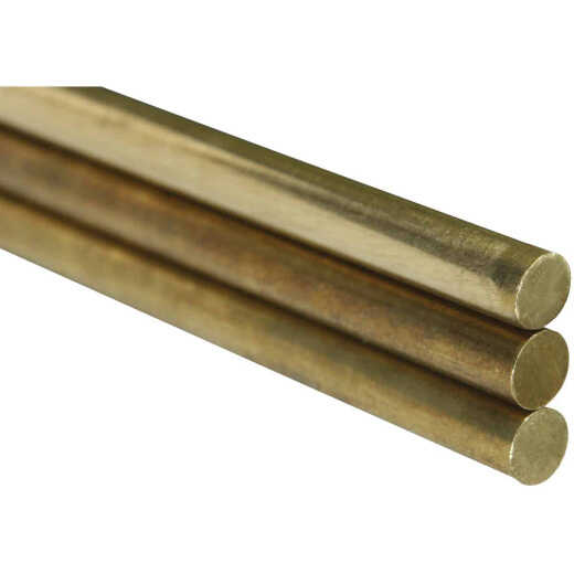 K&S 1/16 In. x 12 In. Solid Brass Rod (3-Count)